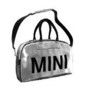 Mini Cooper Silver Tote Travel Bag